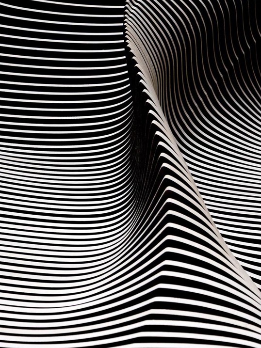 Poster Black And White Lines 50x70