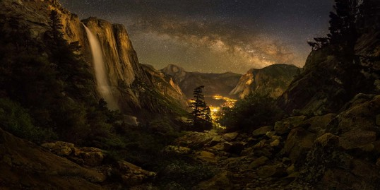 Art Print - Yan Zhang - Yosemite Falls 50x100