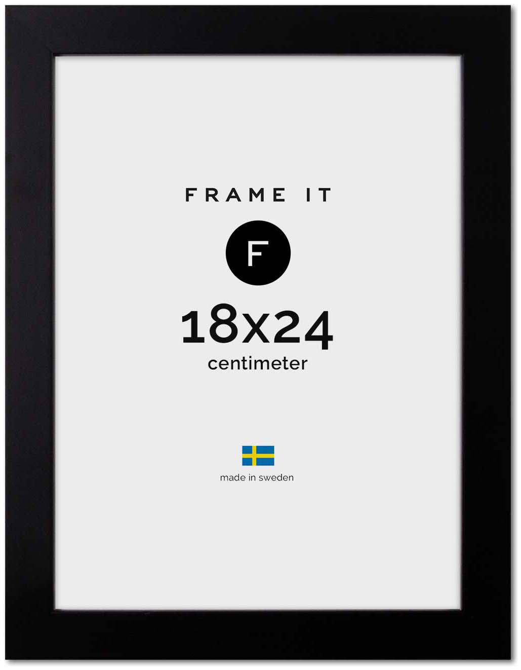 Ramar 18x24 cm, fotoramar med riktigt glas | FRAME IT