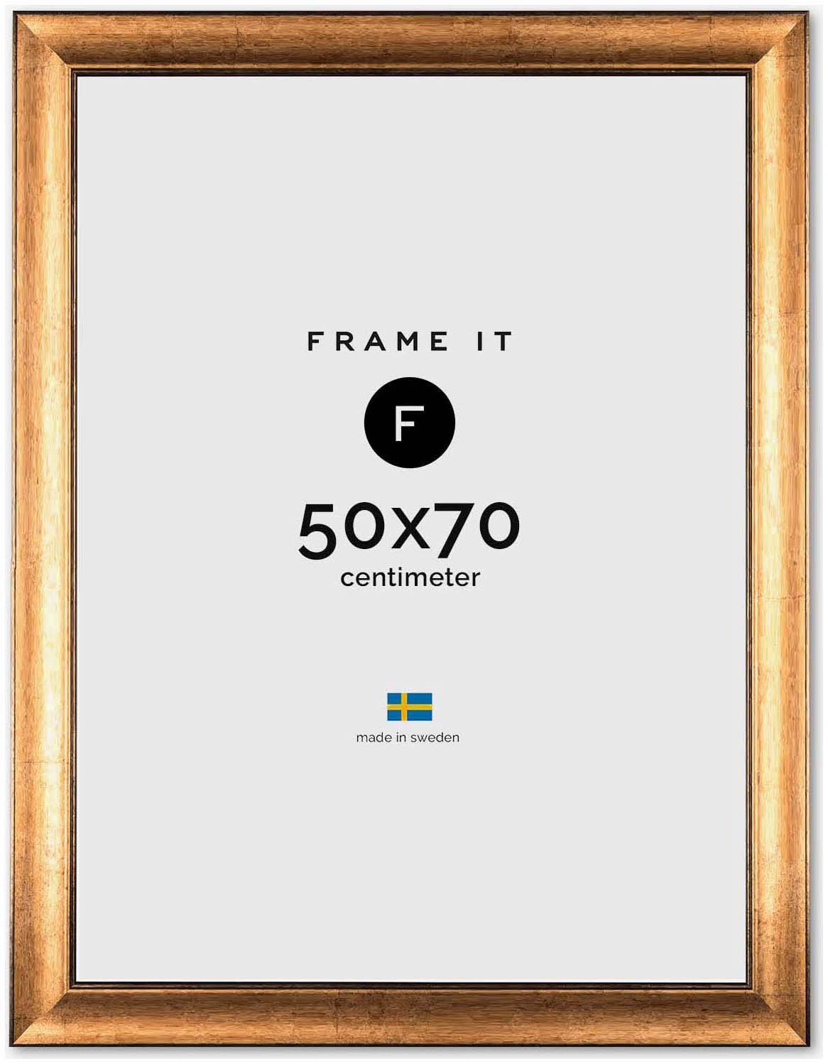 Ram Rome Guld 50x70 Ram Rome Guld 50x70