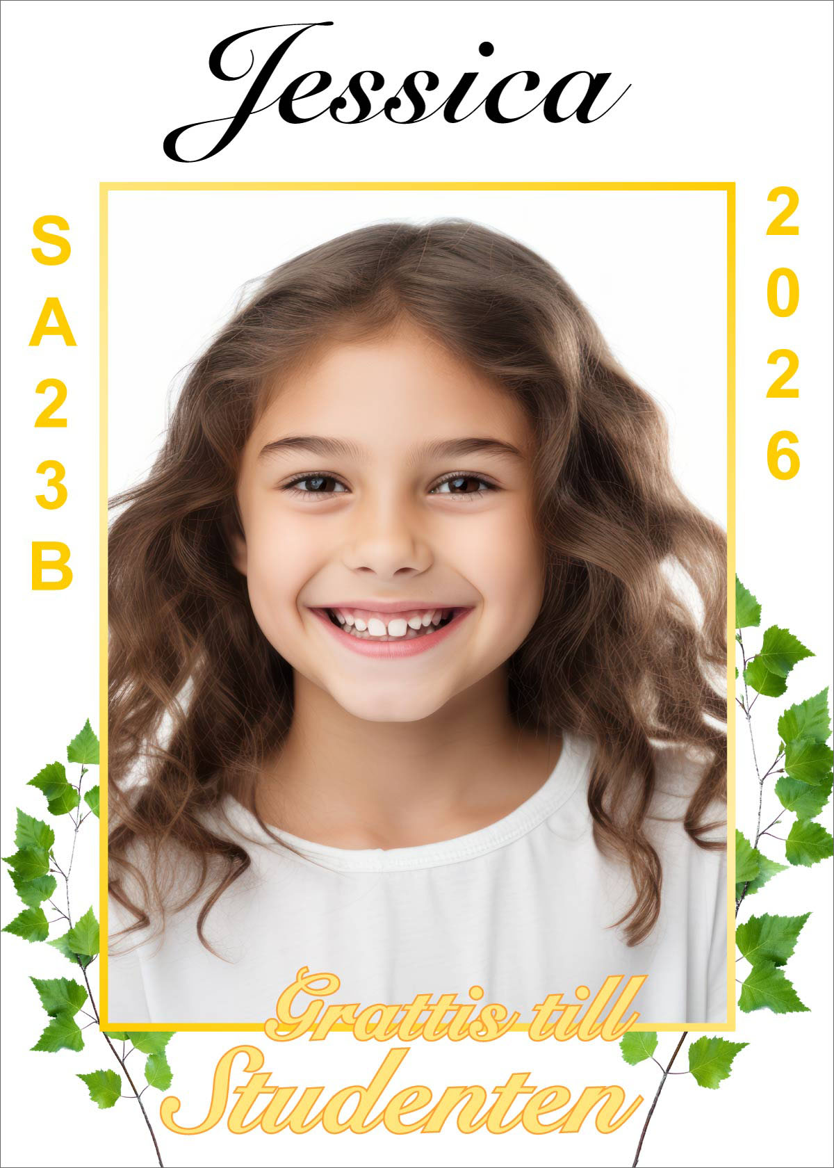 Studentskylt Mall 5 2026