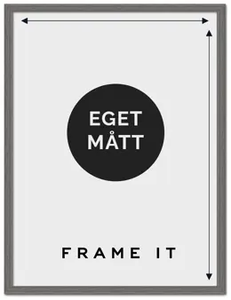 Måttbeställd Ram 1011 Grå