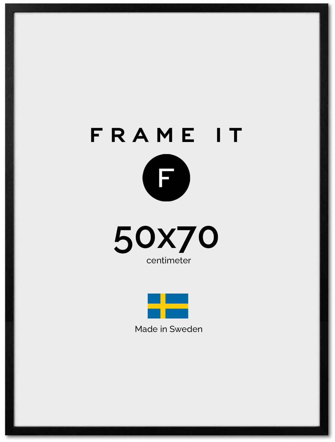 Ram London Svart 50x70 Ram London Svart 50x70