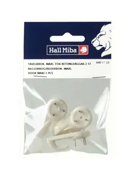 Hall Miba Tavelkrok Betong Maxi 3-p
