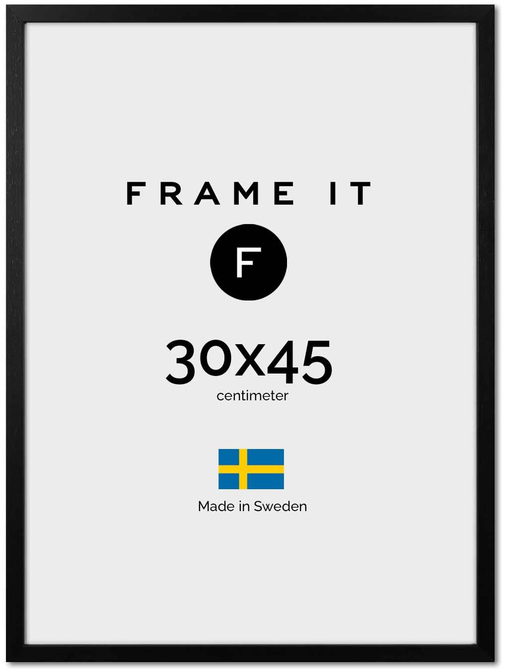 Ram London Svart 30x45 Ram London Svart 30x45