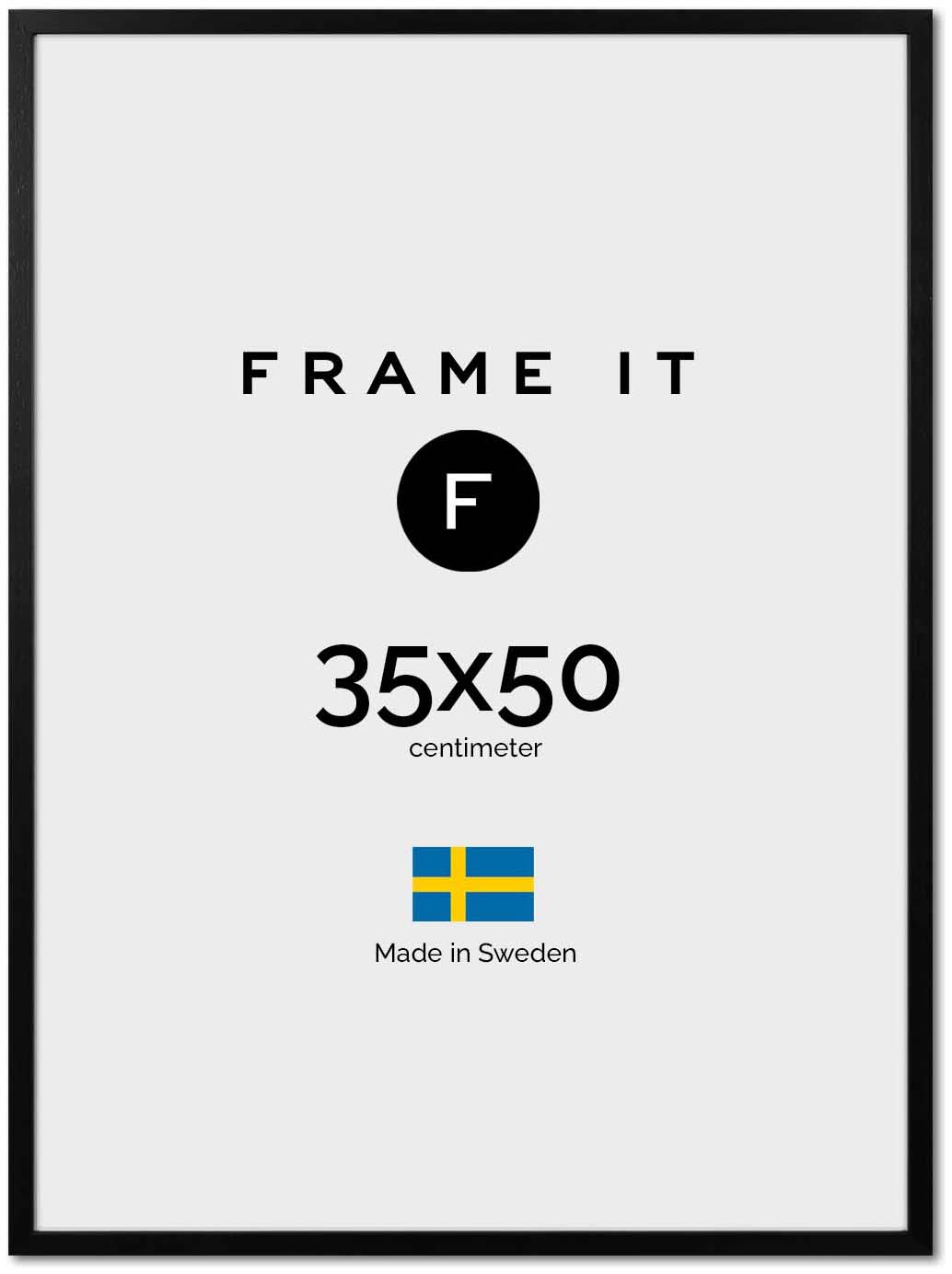 Ram London Svart 35x50 Ram London Svart 35x50