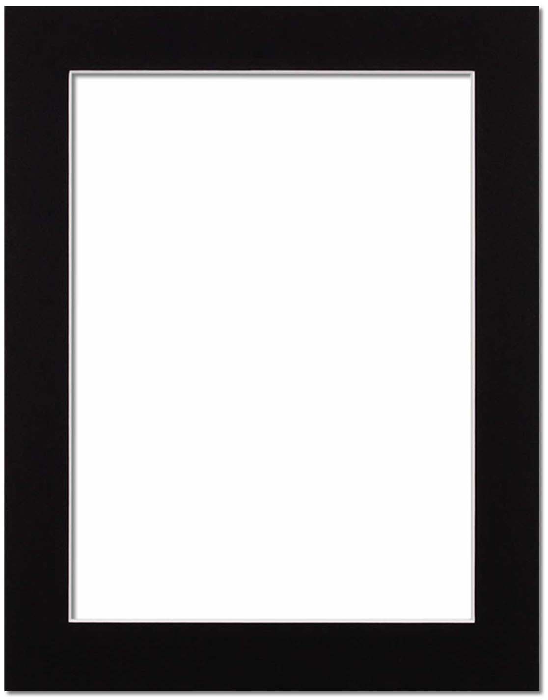 Passepartout Svart med Vit kant 60x80 Passepartout Svart med Vit kant 60x80