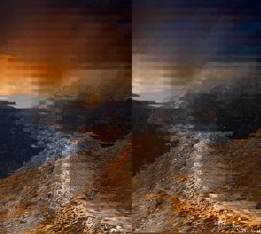 Art Print - Mountain Weather 40x40