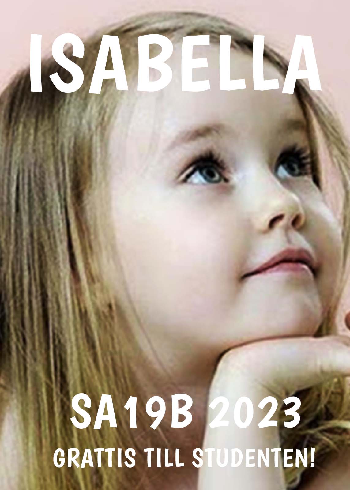 Studentskylt Modern 5 35x50