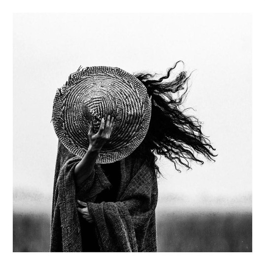 Poster Windy Hat 50x50