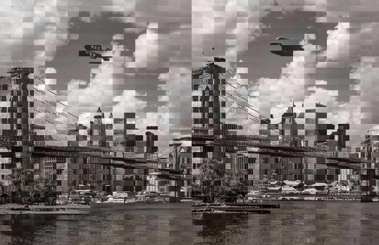 Art Print - Brooklyn Bridge in 2008 21x30