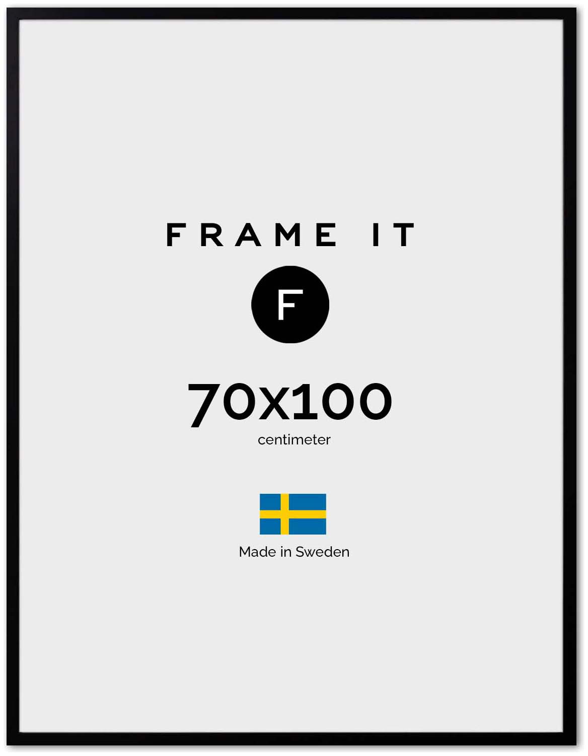 Ram London Svart XL 70x100 Ram London Svart XL 70x100