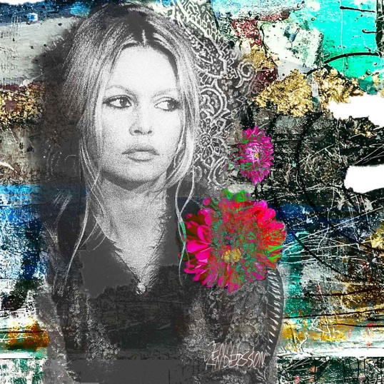 Art Print - Jenny Sandersson - Brigitte Bardot 70x70