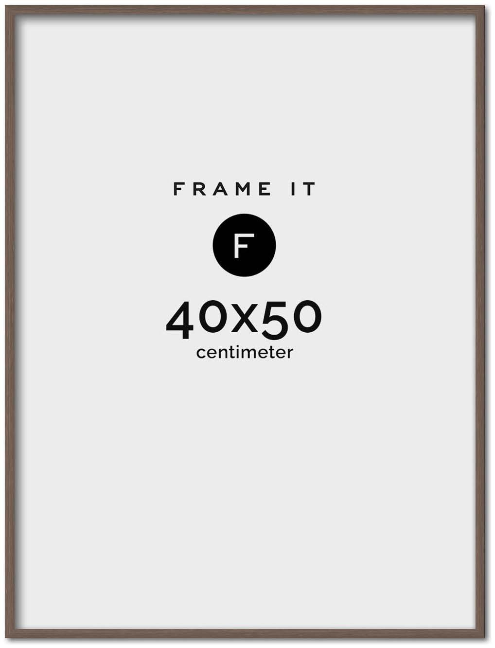 Ram Nielsen Alpha Wenge 40x50 | FRAME IT