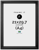 Ram Dubai Svart 21x29.7(A4)