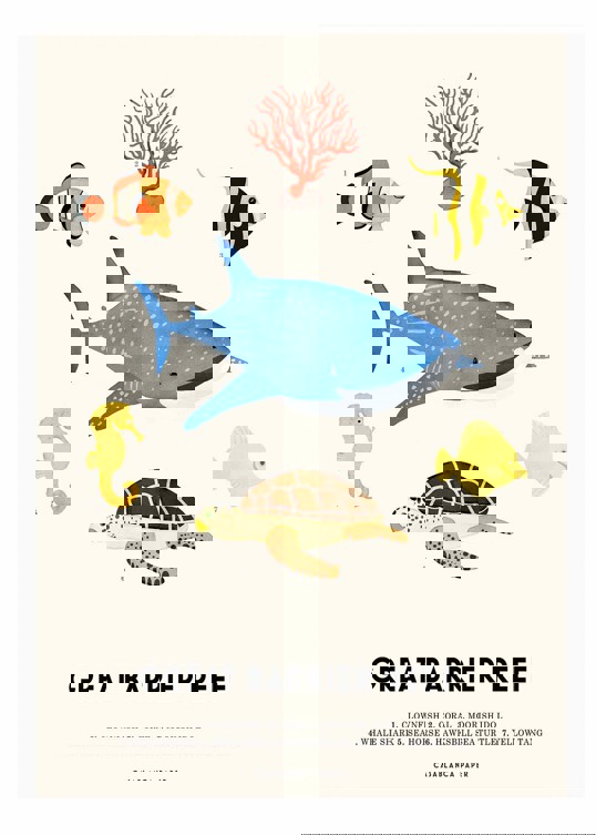 Art Print - Casablanca Paper - Great Barrier Reef 50x70