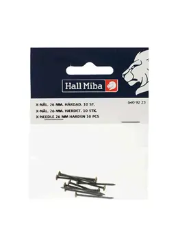 Hall Miba X-nål 26 mm 10-p