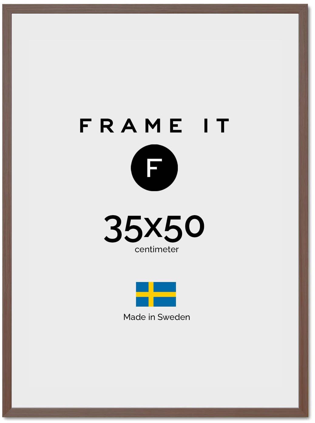 Ram London Valnöt 35x50