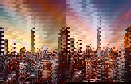 Art Print - Midtown Sunset 100x140