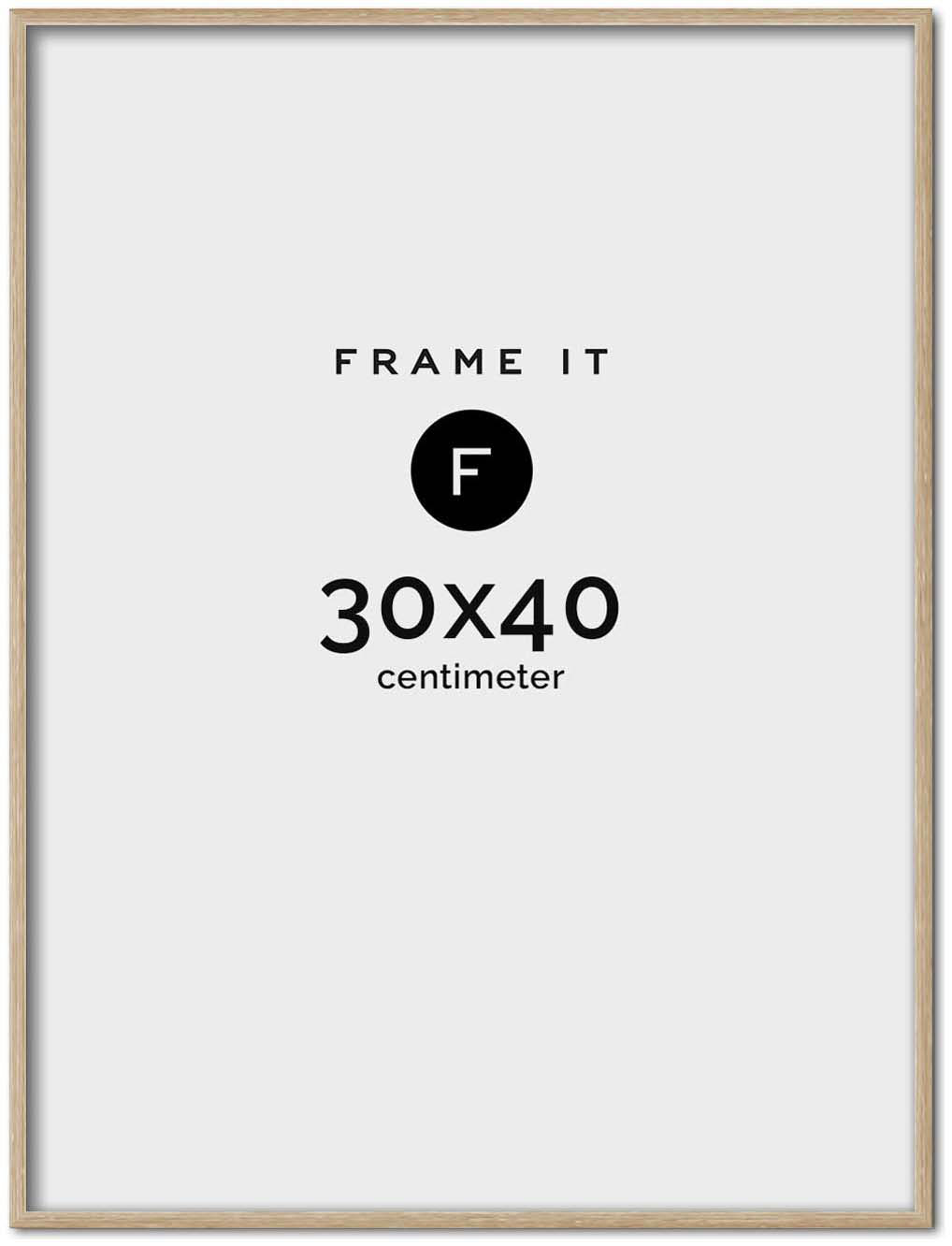 Ram London Svart 30x40 | FRAME IT