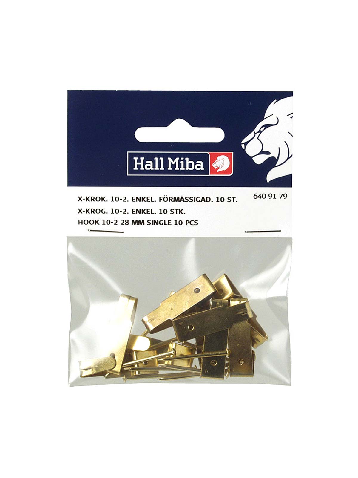 Hall Miba X-krok 10-2 28 mm enkel 10-p Hall Miba X-krok 10-2 28 mm enkel 10-p
