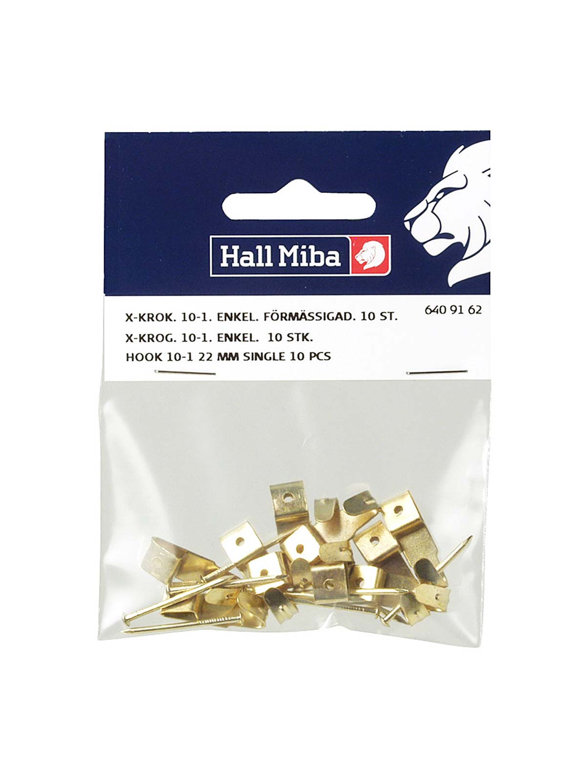 Hall Miba X-krok 10-1 22mm enkel 10-p Hall Miba X-krok 10-1 22mm enkel 10-p